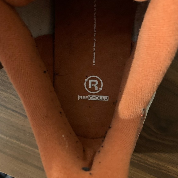 Reebok Leather Ree Cycle Unisex Sneaker Baked Earth-Classic White- Neon Yellow - Picture 2 of 8